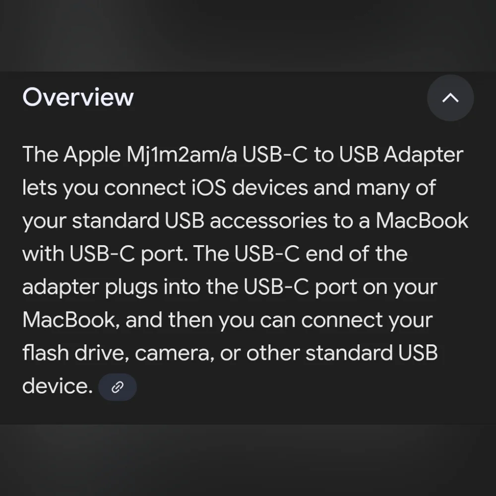 NEW! Apple USB-C to USB Adapter! Unopened Box!! - Picture 7 of 10